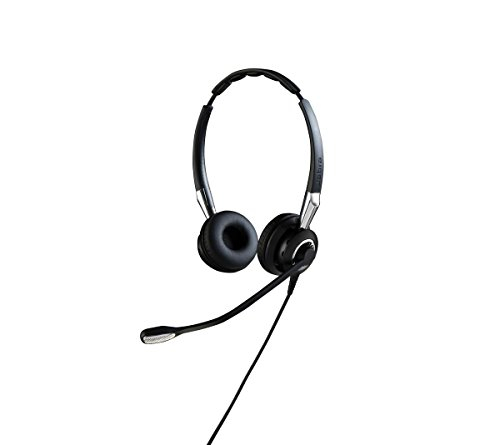 Kufje Jabra BIZ 2400 II Duo, me kabllo, për zyrë dhe call center, e zezë