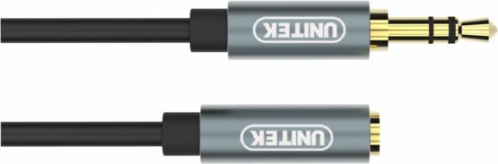 Кабел Unitek Jack 3,5мм - Jack 3,5мм 1м сребрен (Y-C932ABK)