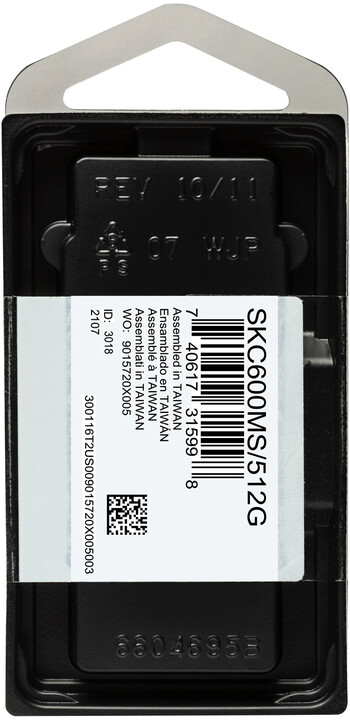 [OUTLET] Disk SSD Kingston KC600, mSATA - 512GB