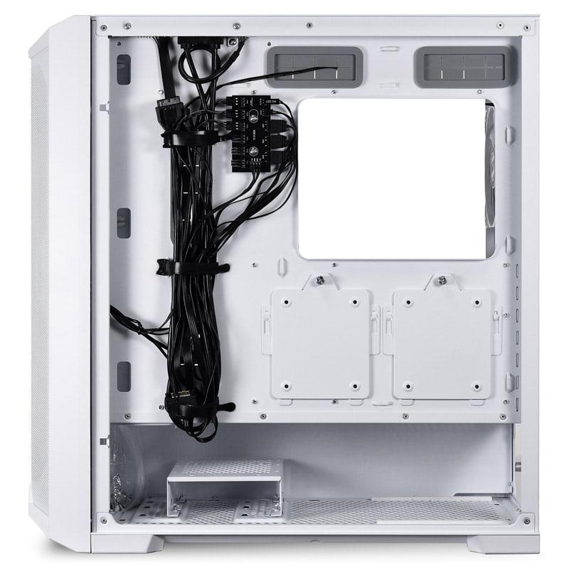 Kuti PC Lian Li LANCOOL 215 ARGB, mid tower, xham i temperuar, e bardhë
