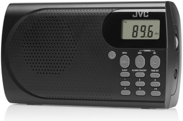 Radio JVC RA-E431B, e zezë