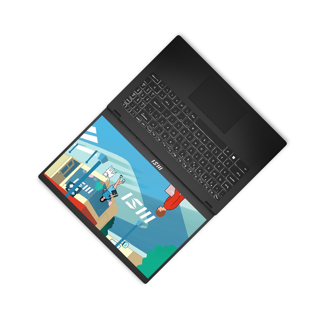 Лаптоп MSI Modern 15, 15.6", Intel i5-13420H, 16 GB RAM, 512 GB SSD, црн