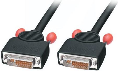 Kabllo Lindy DVI-I në DVI-I, 20m, e zezë