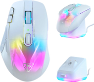 Maus gaming wireless Turtle Beach Kone XP Air, 19K DPI, RGB, i bardhë