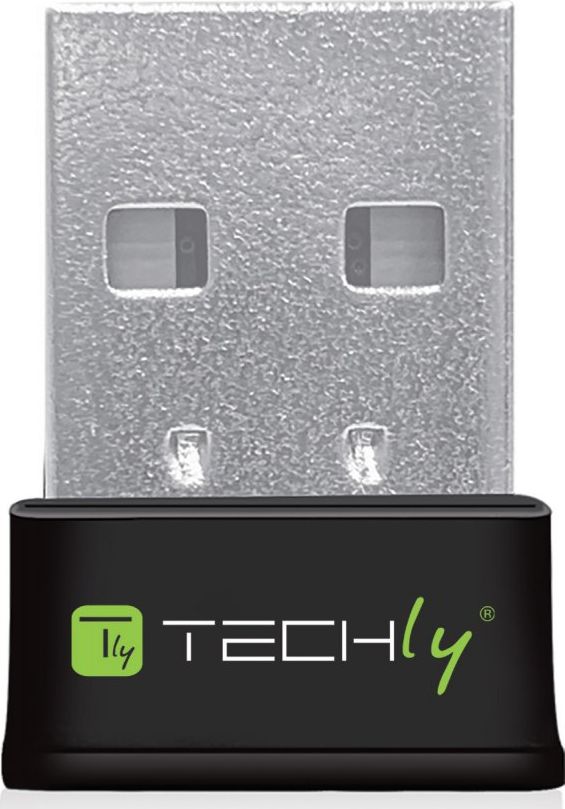 Përshtatës rrjeti Techly AC600, USB 2.0, i argjendë/ i zi