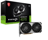 Kartelë grafike MSI NVIDIA GeForce RTX 4070 VENTUS 2X E 12G OC, 12G GDDR6X, 3xDP, 1xHDMI