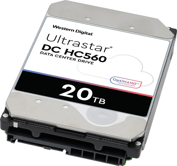 Hard Disk Western Digital Ultrastar HC560, 20TB, 3.5", 7200rpm, 512MB cache, i argjendtë