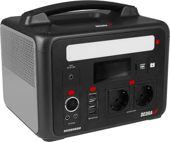 Stacion portativ energjie Dedra DEZS0600, 640Wh, 600W, i zi