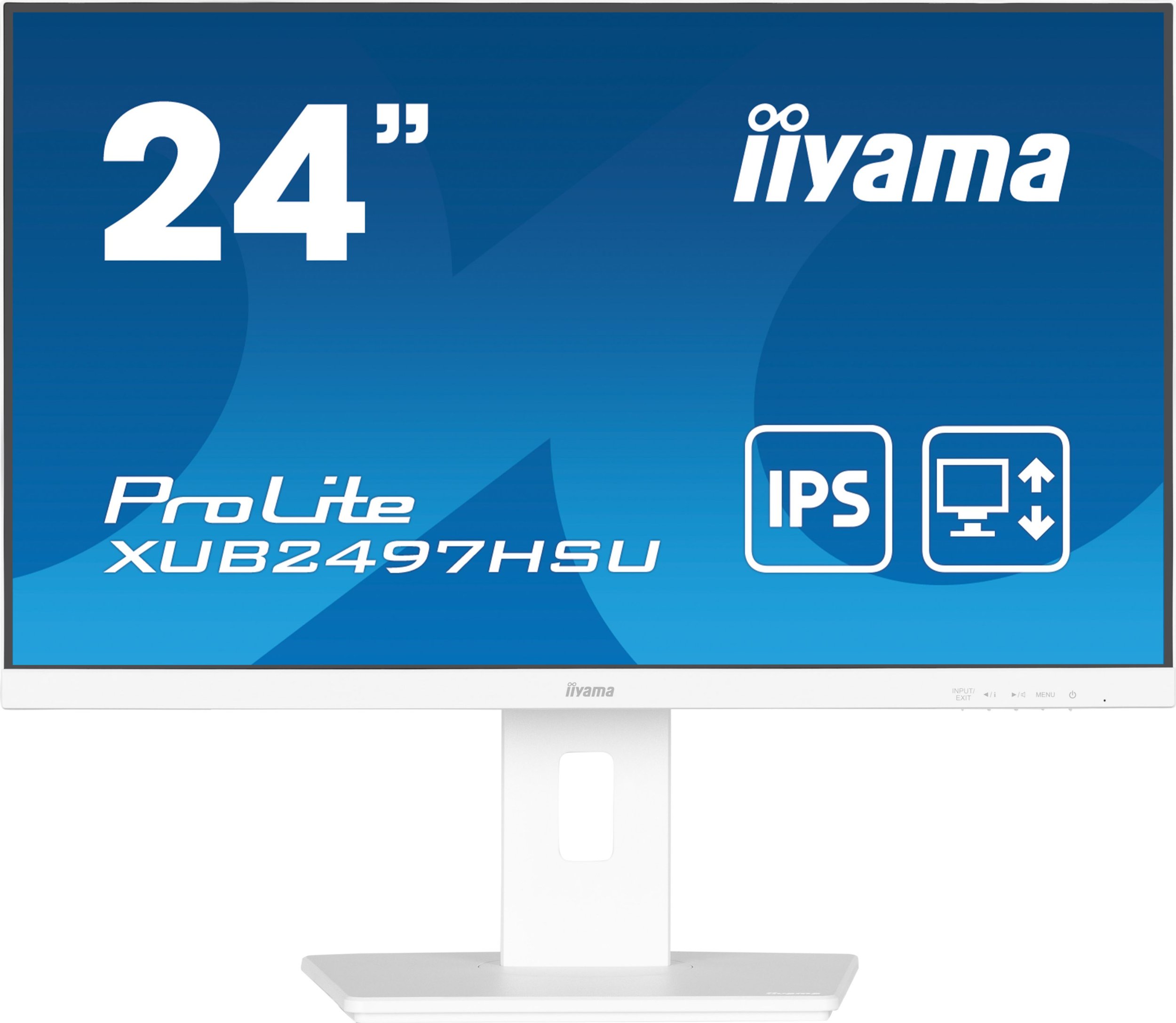 Monitor Iiyama ProLite XUB2497HSU W2, 23.8", Full HD, i bardhë