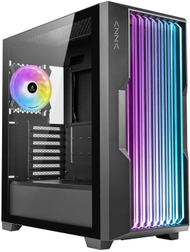 Kutia kompjuterike AZZA CSAZ-520BG Guardian, ATX Mid Tower, panel xhami të temperuar, e zezë