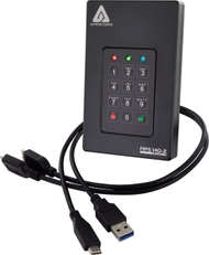 Hard disk i jashtëm Apricorn Aegis Fortress, 2TB, 3.5", i zi