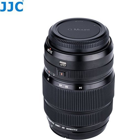 Kapak trupi dhe lente JJC për kamera Fuji G Mount, komplet 2 pjesë, i zi