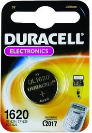 Bateri litium Duracell CR1620, 3V, për pajisje elektronike