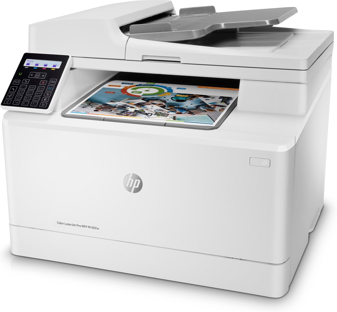 Printer HP Color LaserJet Pro M183fw, All-in-One, i bardhë