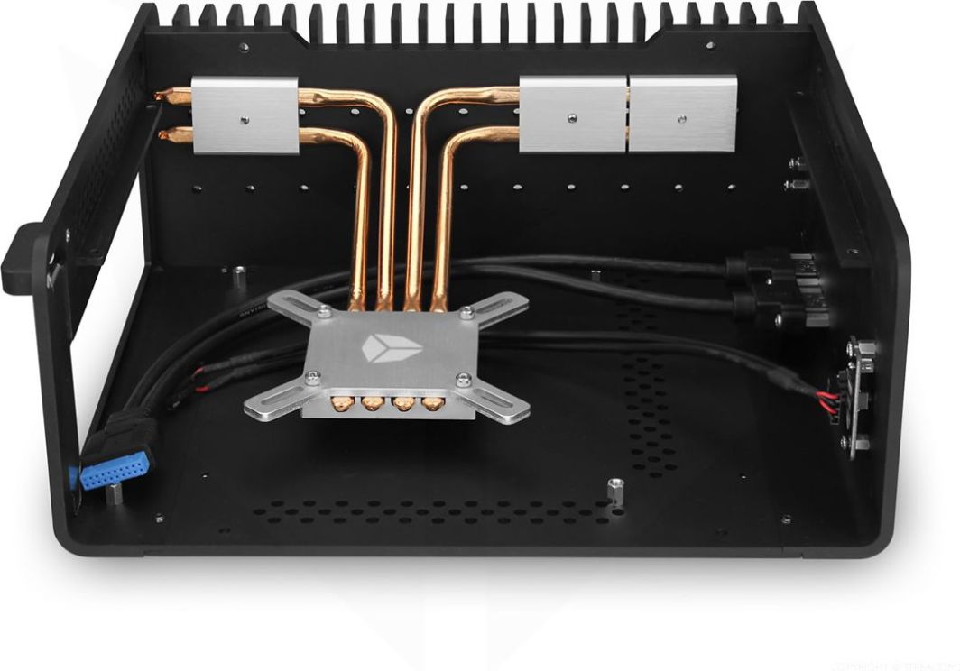 Kasë Streacom ST-FC8B Alpha, e zezë, HTPC