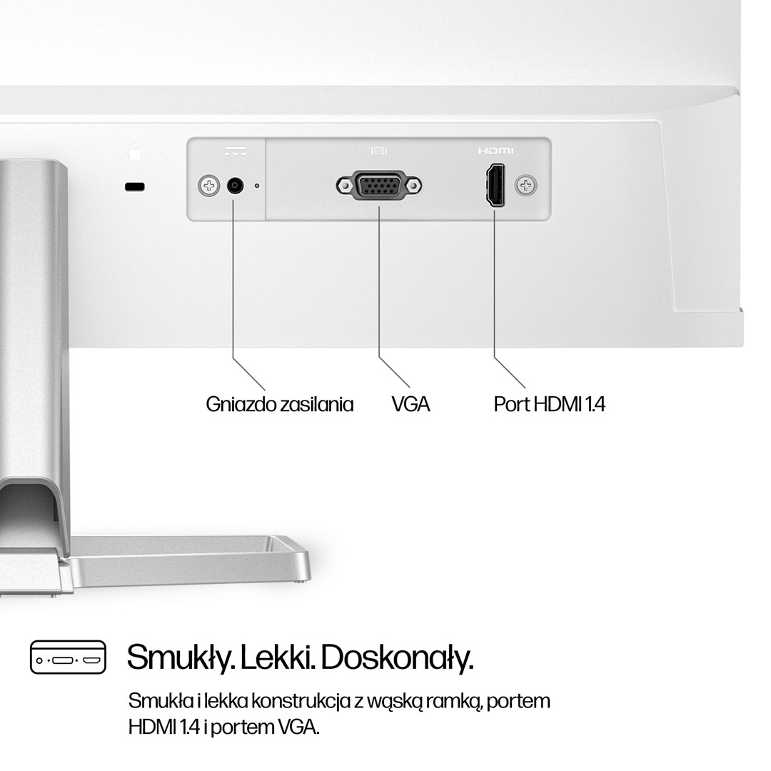 Monitor HP 23.8-inch Series, 23.8", 1920 x 1080, 100 Hz, i argjendtë