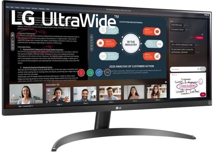 Monitor LG 29WP500-B - LED 29", UWFHD, i zi