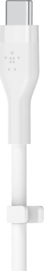 Kabllo karikimi Belkin CAA009BT2M, USB-C në Lightning, 2 m, e bardhë
