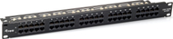 Patch panel Equip 50 porta Cat.3 RJ45 ISDN, 19" 1U, i zi