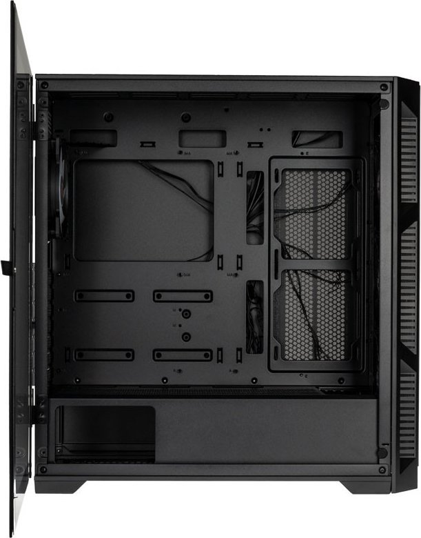 Kasë Raijintek PONOS Ultra Midi-Tower, Tempered Glass, e zezë