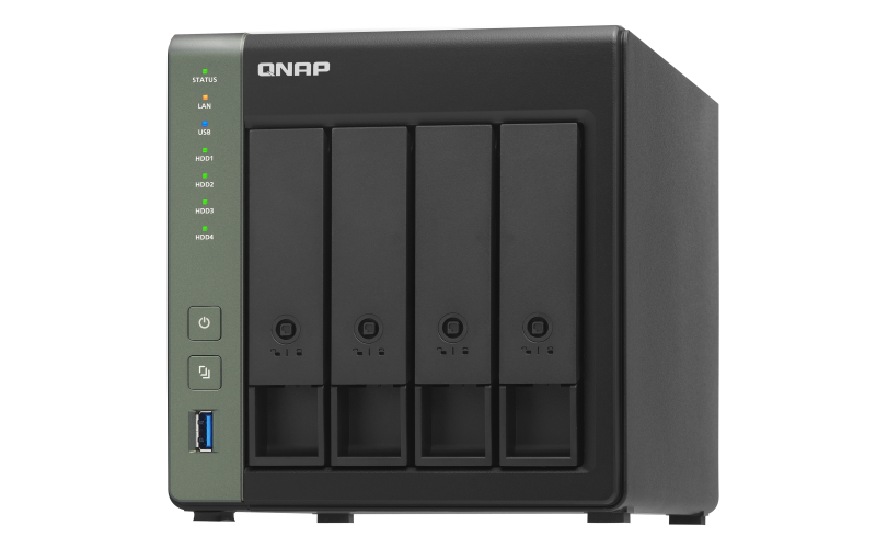 Server NAS QNAP TS-431X3-4G, 4 slote 3.5", 4GB RAM, gri