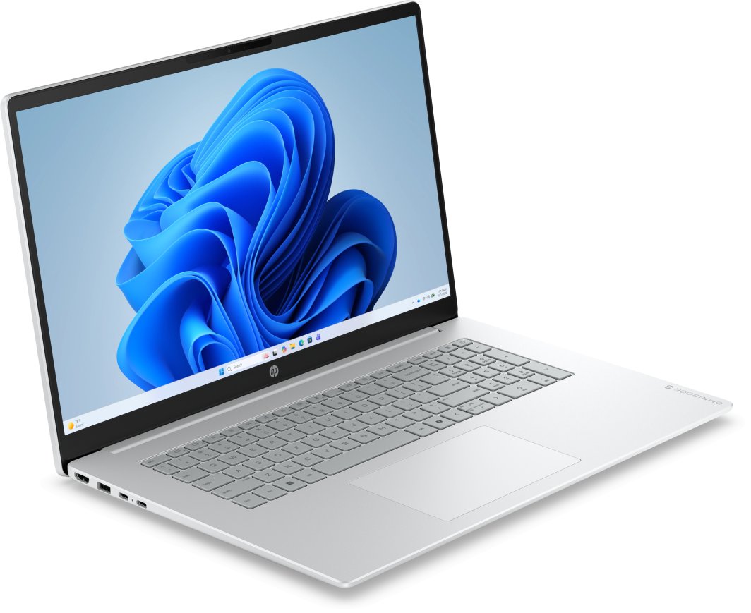Laptopi HP OmniBook 3, AMD Ryzen 5, 17.3" FHD, 8GB, 256GB SSD, i argjendtë