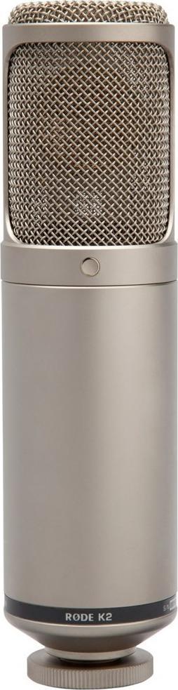 Mikrofon kondensator RODE K2, studio profesional, argjendtë