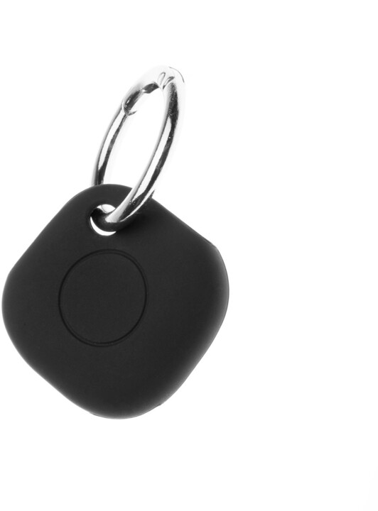 [OUTLET] Mbrojtëse silikoni FIXED me unazë Silky për Samsung Galaxy SmartTag +, e zezë