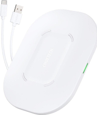 Karikues wireless Choetech T550 F, Qi, 15W, i bardhë