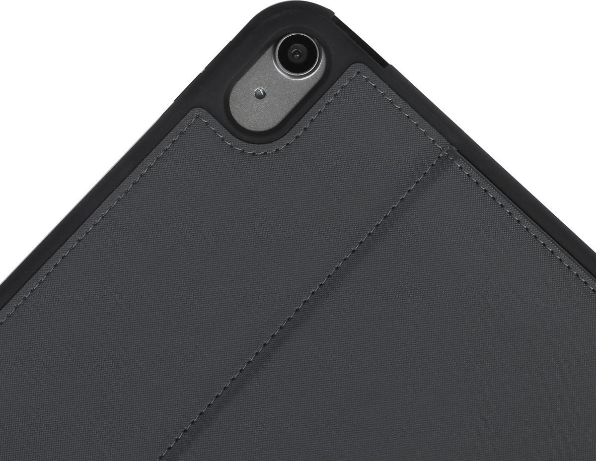 Mbulesë tabletë Pomologic BookFolio për iPad 10.9" gjenerata 10, me qëndrim, me mbajtëse Apple Pencil, gri