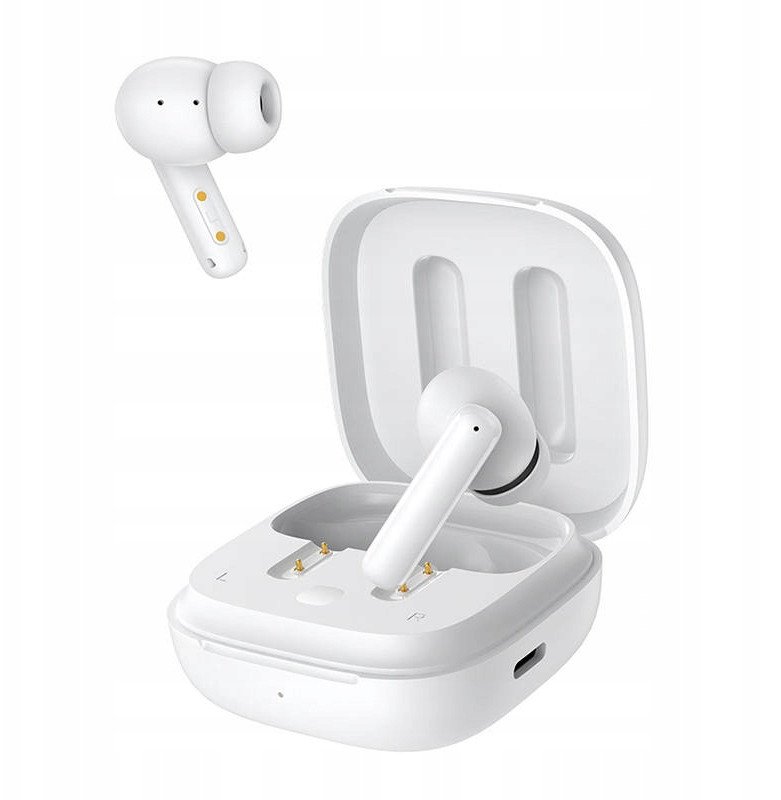 Kufje wireless QCY T13 ANC, Bluetooth 5.3, anulim aktiv i zhurmës, të bardha