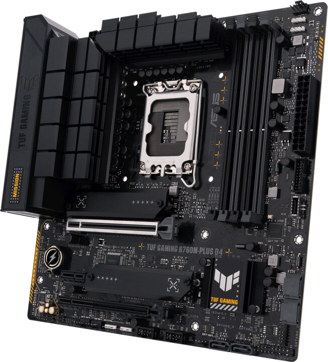Матична плоча ASUS TUF GAMING B760M-PLUS D4 (DDR4) - Intel B760