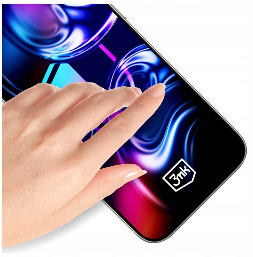 Xham mbrojtës 3MK HardGlass Max për Samsung Galaxy A36, i fortë, me aplikator, transparent