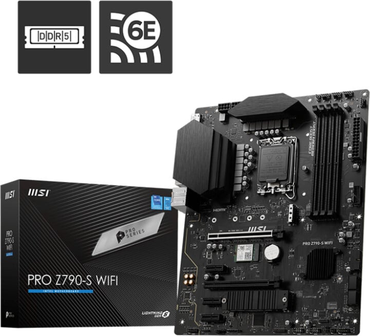Pllakë amë MSI PRO Z790-S WIFI  ATX