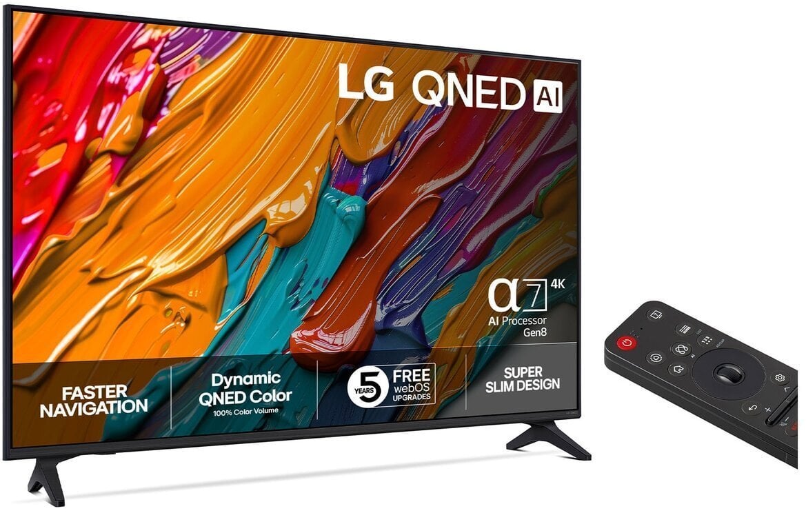 Televizor LG QNED AI QNED7E 86QNED7EA6B, 86", 4K Smart, i zi