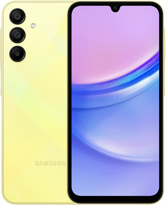 Celular Samsung Galaxy A15, 6.5", 4/128, i verdhë