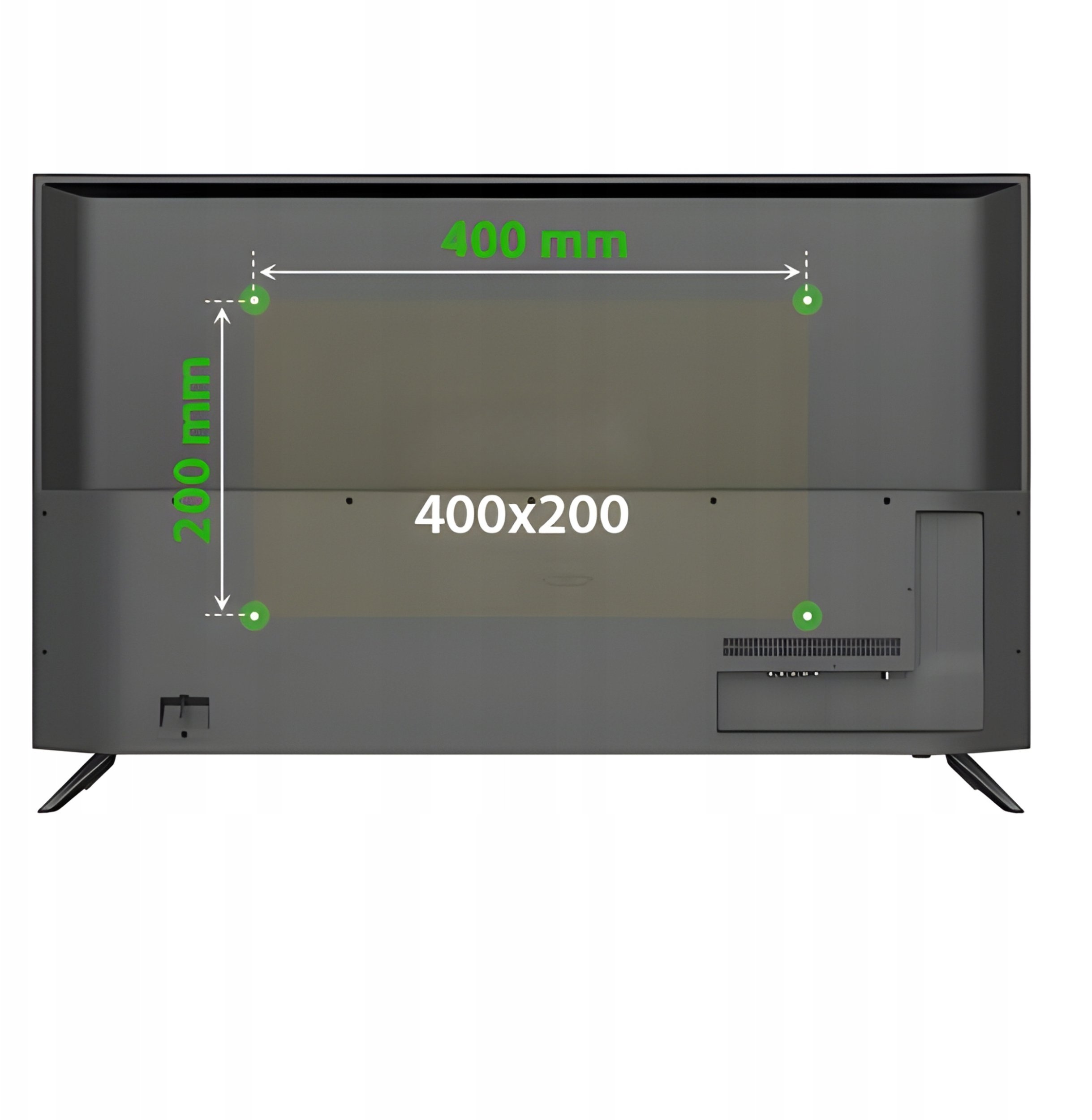 Mbajtës muri për TV Ergosolid North Bayou, 32-55", rregullueshëm, i zi