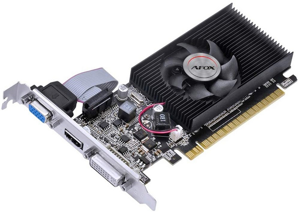 Kartelë grafike AFOX GeForce GT210, 512MB DDR3, Low Profile, e zezë