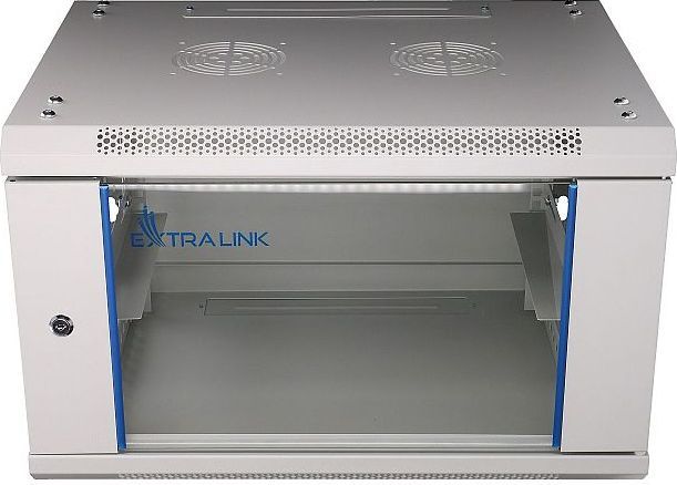 Kabinet muri për rrjet ExtraLink EX.8567, 19", 6U, gri