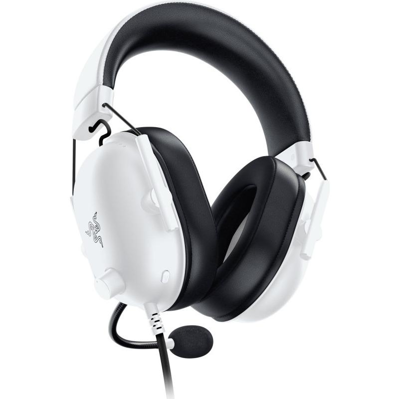 Kufje gaming Razer BlackShark V2 X, 7.1 surround, me mikrofon, të bardha