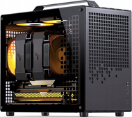 Kuti kompjuteri Jonsplus Z20 MATX, me dorezë, USB C, e zezë