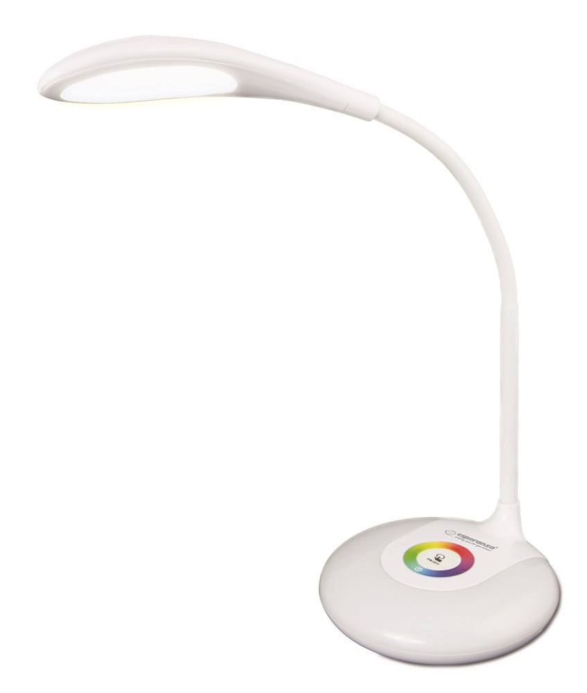 Lampë tavoline Esperanza ELD102, LED, RGB, e bardhë