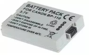Bateri për kamerë Canon BP-110, litium jon, e zezë
