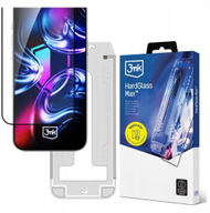 Xham mbrojtës 3MK HardGlass Max për Samsung Galaxy A36, i fortë, me aplikator, transparent
