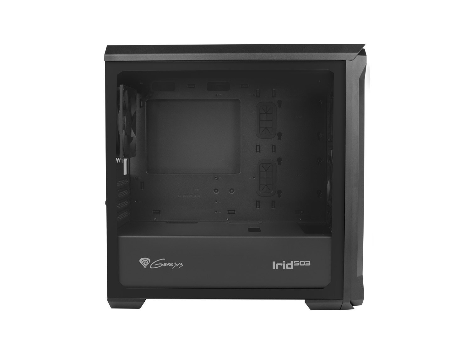 Kasë për PC Genesis IRID 503, e zezë