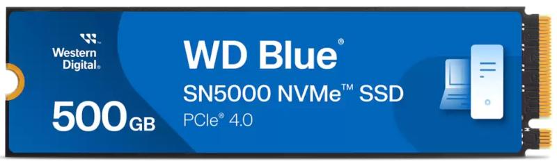 SSD i brendshëm Western Digital WD Blue SN5000, 500GB, NVMe PCIe 4.0 M.2 2280