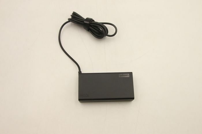 Adapter karikues Lenovo AC USB C, 100W, me kabllo rryme, i zi