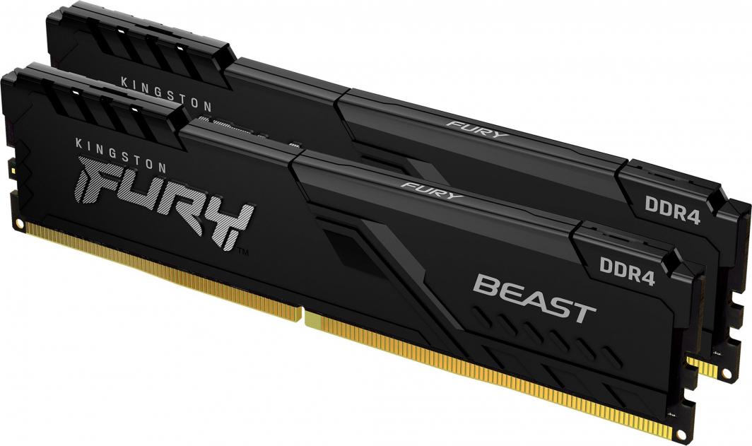 Memorie Kingston Fury Beast, DDR4, 32 GB, 2666 MHz, CL16, KF426C16BB1K2/32