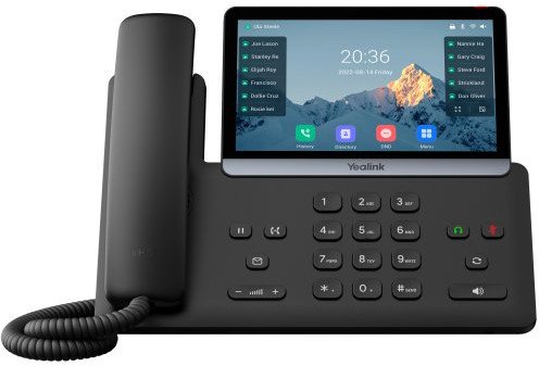 Telefon IP Yealink SIP-T77U, me kabllo, i zi