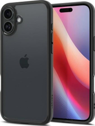 Mbulesë telefoni Spigen Ultra Hybrid MagSafe për iPhone 16 Pro, transparente, grafit